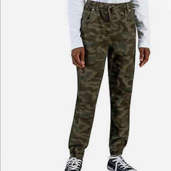 Levi's Boys Pull On Elastic Waistband Twill Jogger Drawstring - Camo - Picture 1 of 5
